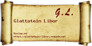 Glattstein Libor névjegykártya